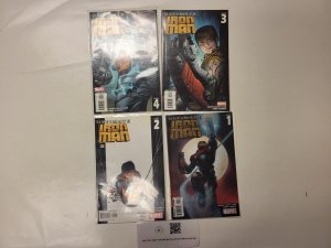 4 Ultimate Iron Man Marvel Comic Books #1 2 3 4 81 RC2