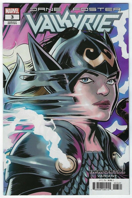 Jane Foster Valkyrie # 3 Immortal Wraparound Variant NM Marvel