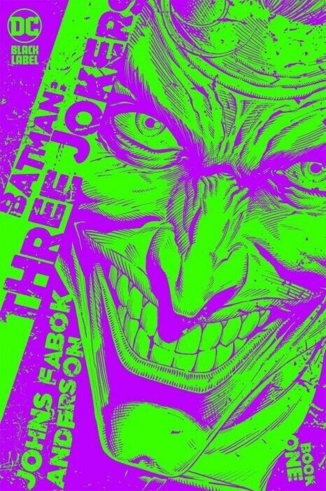 BATMAN THREE JOKERS #1 - JASON FABOK - B&W/COLOR VARIANT SET DC NM.