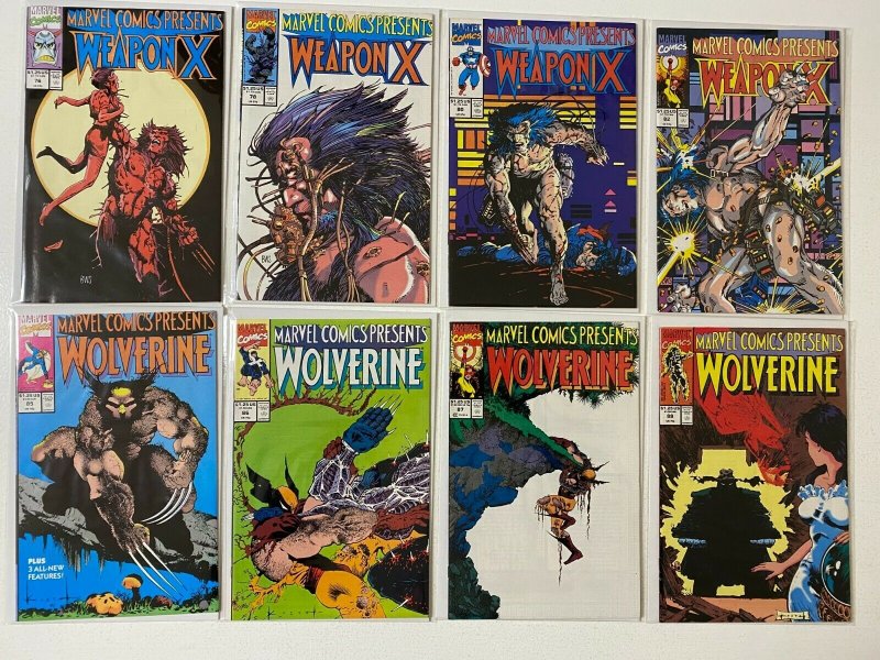 Marvel Comics Presents Wolverine lot #2-120 average 8.0 VF 42 pieces (1988-'93) 