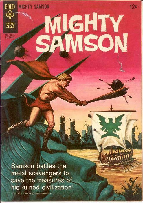 MIGHTY SAMSON 4 VG-F    December 1965 COMICS BOOK