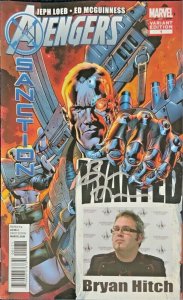 AVENGERS-X SANCTION #1 FORBIDDEN PLANET EXCLUSIVE SIGNED BRYAN HITCH NM. 