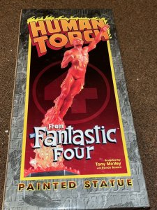 Bowen Designs, Human Torch Fantastic Four, Marvel Full Size Statue, Limited 4000