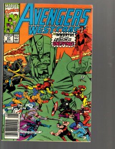 12 Marvel Comics Avengers West Coast #49 51 52 55 61 69 71 72 73 74 75 81 EK22