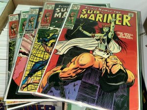 Sub-Mariner (1968) Lot - Complete Series Set w/#’s 1-72, Has 5 34 35 50, Clean