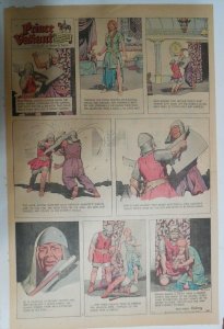 Prince Valiant Sunday #1660 by Hal Foster from 12/1/1968 Rare Full Page Size !