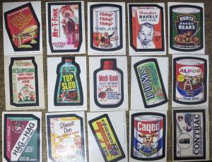 TOPPS WACKY PACKAGES-- 7th SERIES, COMPLETE! 17 Doubles! Spiegelman art!