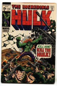 Incredible Hulk #120  comic book marvel-1969