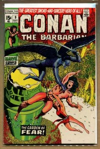 Conan The Barbarian #9 ~ Garden of Fear (B) ~ 1970 (7.5) WH