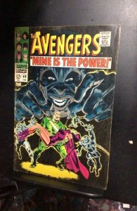 The Avengers #49 (1968) Magneto, Quiksilver, Scarlet Witch cover key! FN/VF Wow!