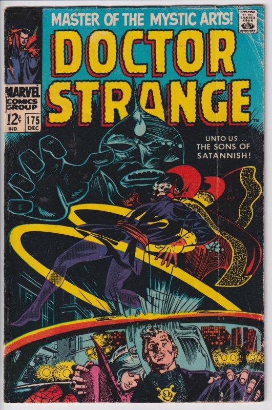 DOCTOR STRANGE #175 (Dec 1968) Apparent GVG 3.0 cream-white Black color touch FC