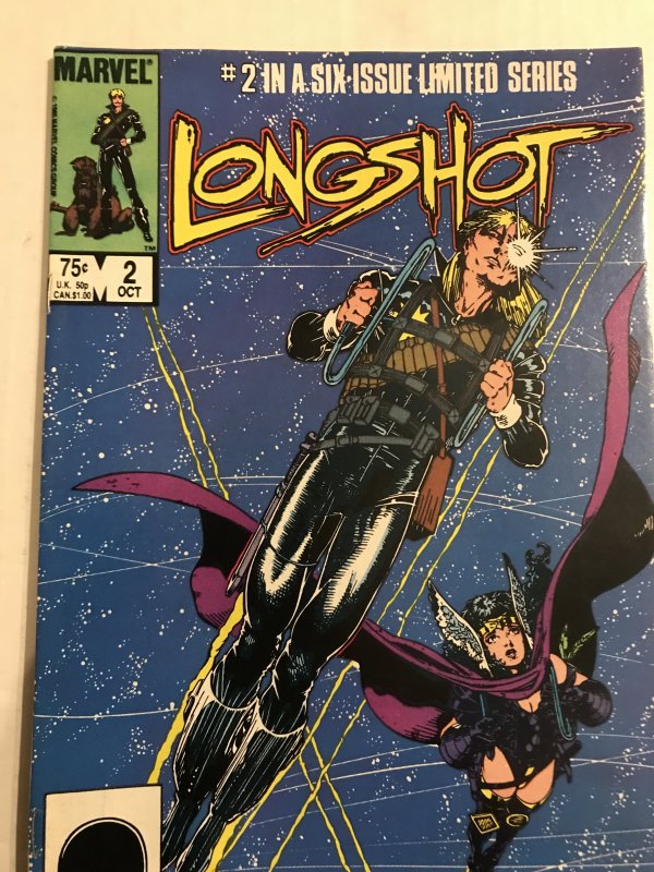 Longshot #2 : Marvel 10/85 VG+; Arthur Adams art, mini, x-men