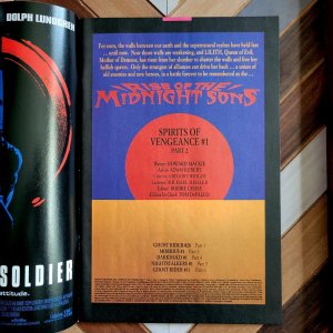 GHOST RIDER & BLAZE: Spirits of Vengeance #1 VF (Marvel 1992) MIDNIGHT SONS