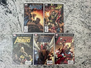 Lot Of 5 Mighty Avengers Marvel Comic Books # 4 5 6 9 10 Hulk Iron Man 24 J826