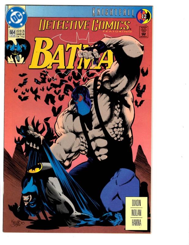 6 Detective Comics DC Comics # 660 661 662 663 664 665 Batman Robin Bane BH27