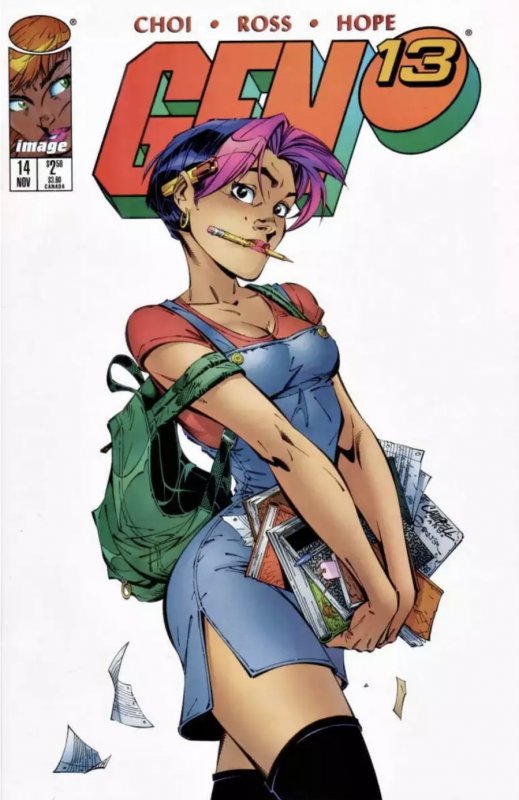 Gen 13 #11-15 7 book lot (includes 13a,b,c covers) (1996)