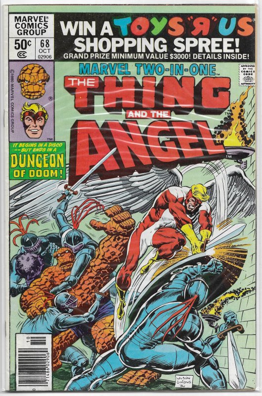 Marvel Two-in-One   vol. 1   # 68 FN Thing, Angel