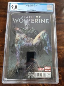 Death of Wolverine 4 CGC 9.8 Holofoil cover