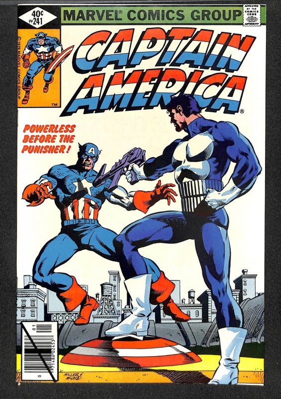 Captain America #241 VF+ 8.5 Punisher! Marvel Comics