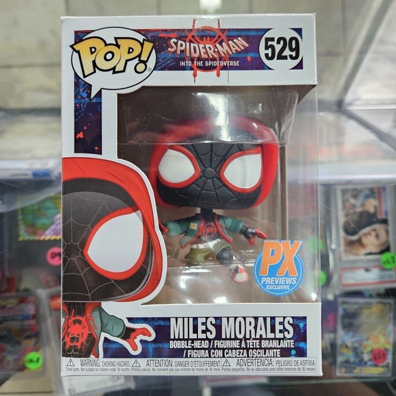 Funko Pop! Miles Morales Into the Spider-Verse PX Exclusive #529