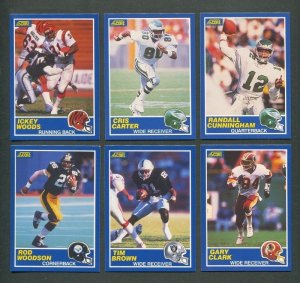 1989 Score Football Set (330) SGC MINT 9 Barry Sanders Rookie + Update Set (110)