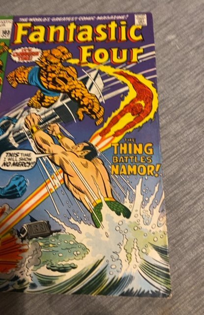 Fantastic Four #103 (1970)guest starring namor