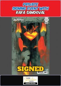 ABSOLUTE SUPERMAN #13 TALASKI RAW RAFA SANDOVAL PRIVATE SIGNING PRESALE W/COA NM