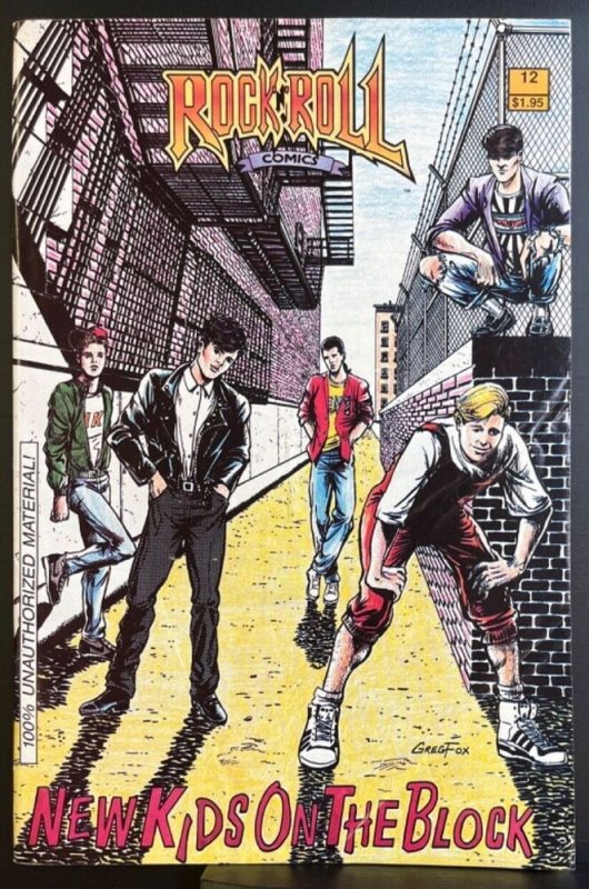 Rock N' Roll Comics #12 New Kids on the Block (Vintage) - Revolutionary - 1990 