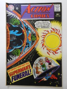 Action Comics #365 (1968) Superman's Funeral! Solid Fine- Condition!