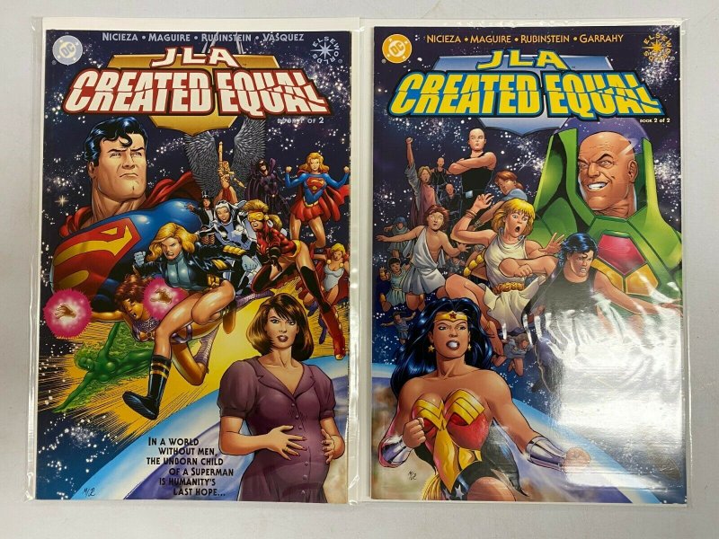 JLA Created Equal set from:#1-2 DC 2 different books 8.0 VF (2000) 