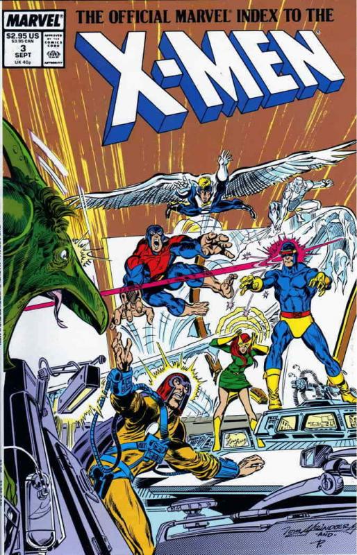 Official Marvel Index to the X-Men #3 VF/NM; Marvel | save on shipping - details