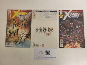 3 X-Men Blue Marvel Comic Books #19 20 21 52 TJ42