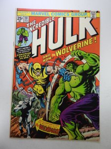 Incredible Hulk #181 (1974) 1st full appearance of Wolverine FN/VF MVS intact