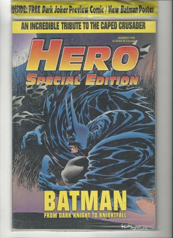 HERO ILLUSTRATED MAGAZINE SPECIAL EDITION # 1 OCTOBER 1993 BATMAN SEALED MINT