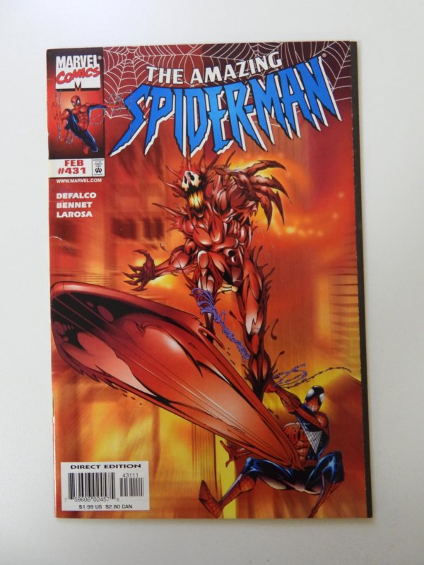 The Amazing Spider-Man #431 (1998) GD- 3 spine split