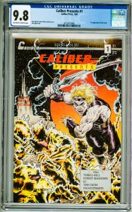 Caliber Presents #1 (1989) CGC 9.8! OWW Pages! 1st Appearance of the Crow!