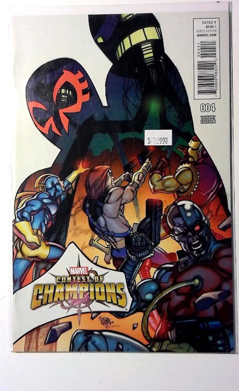 Contest Champions #4 D 2016 Marvel Var 1:25 Incentive Stick Bullseye Comic