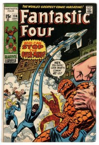 Fantastic Four #114- Stan Lee story, Buscema Art-1st full app Overmind Sept 1971