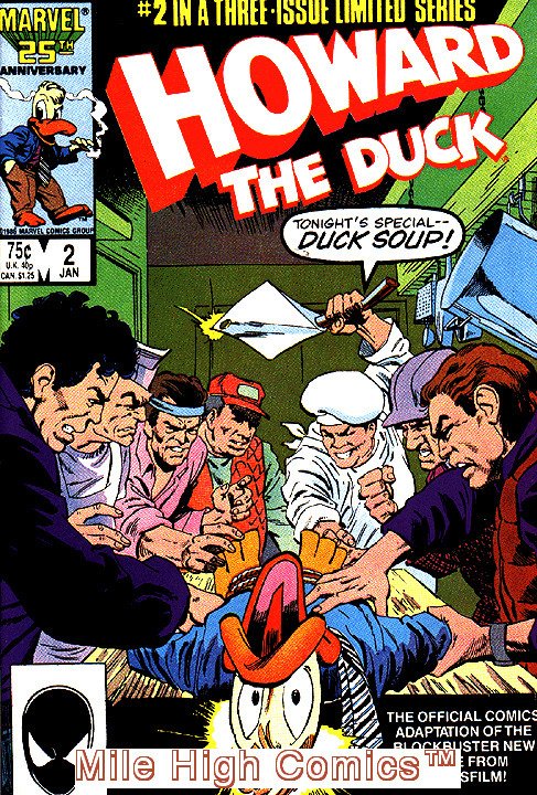 HOWARD THE DUCK: THE MOVIE (1986 Series) #2 Very Fine Comics Book