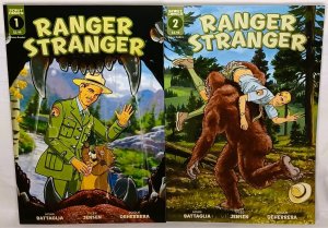 RANGER STRANGER #1 - 2 Comic Book Set Regular Covers 1st Printing Scout Comics
