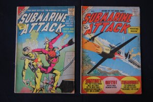 Submarine Attack, 32, 34,  2 book lot