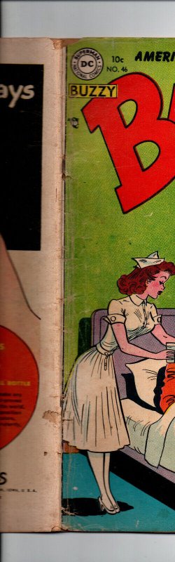 Buzzy #46 - Nurse cover - Teen humor - DC Comics - 1952 - (-GD)