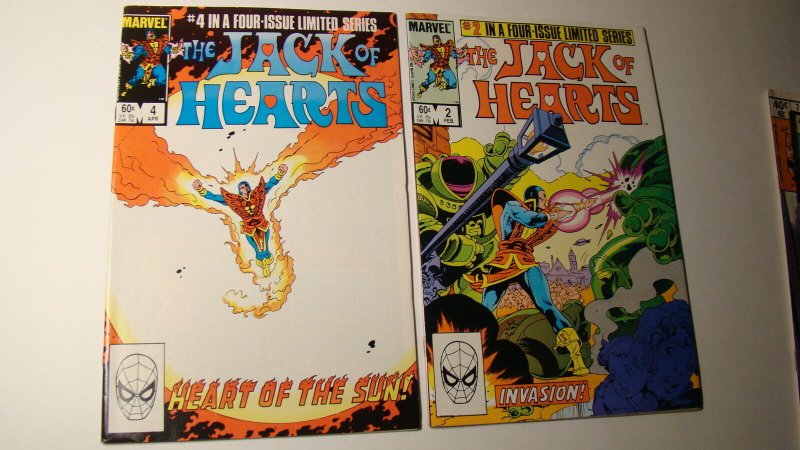 JACK OF HEARTS LIMITED SERIES 2 & 4 *VF/NM 9.0 TO NM 9.4* LOT MARVEL SOLO