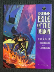 1991 BATMAN Bride of the Demon by Tom Grindberg SC VF/NM 9.0 1st DC Comics