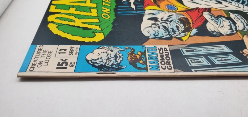 Creatures on the Loose #13, Marvel Comics 1971 FN/VF