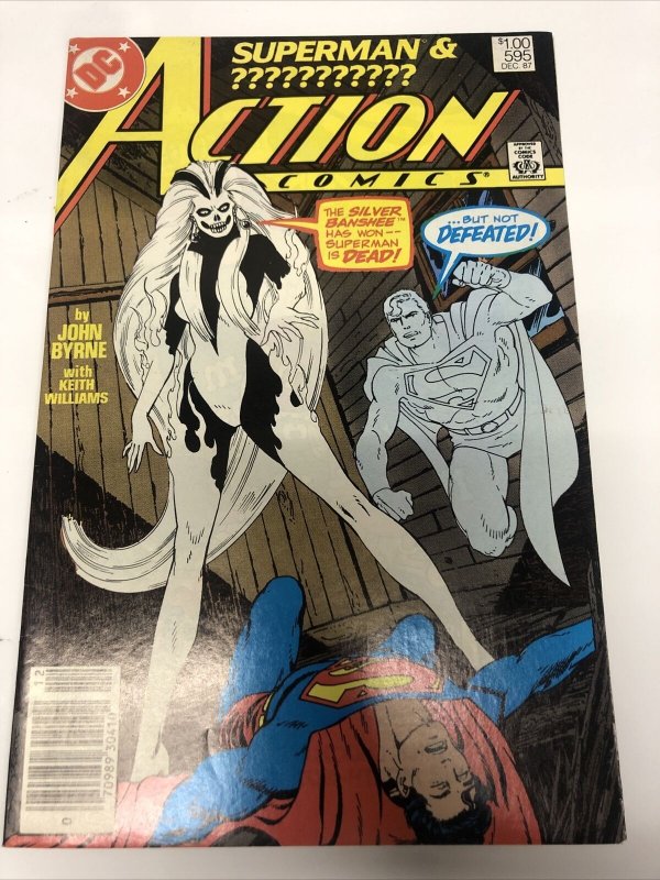 Action Comics (1987) # 595 (FN) Canadian Price Variant • CPV • John Byrne