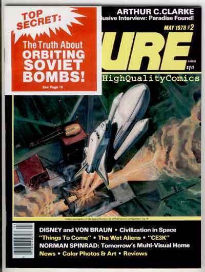 FUTURE #2, Sci-Fi Mag, Arthur Clarke, Disney, 1978, NM. Aliens, Magazine, UFO