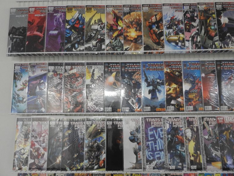 Huge Lot of 140+ Comics W/ ALL TRANSFORMERS!!! Avg. VF Condition!