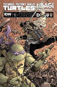 (2023) TMNT USAGI YOJIMBO WHEREWHEN #1 1:50 DAVID PETERSON VARIANT COVER