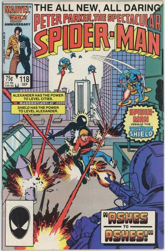 Spectacular Spider-Man #118 (1976) - 5.5 FN- *Classic Story* 